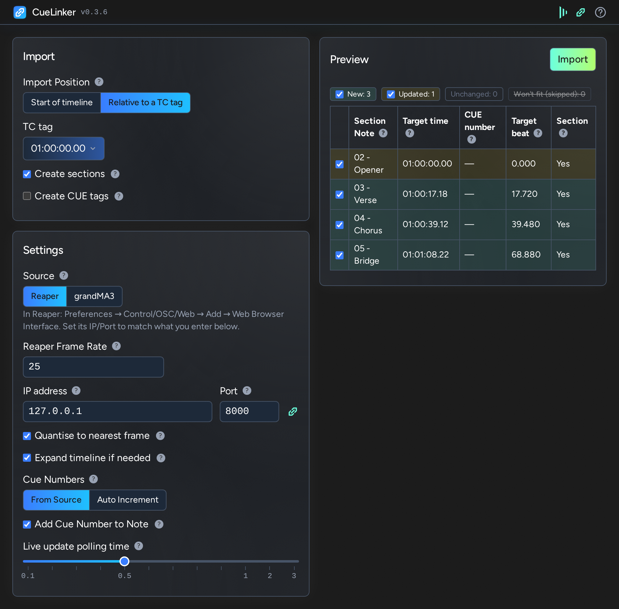 CueLinker: import relative to tc tag