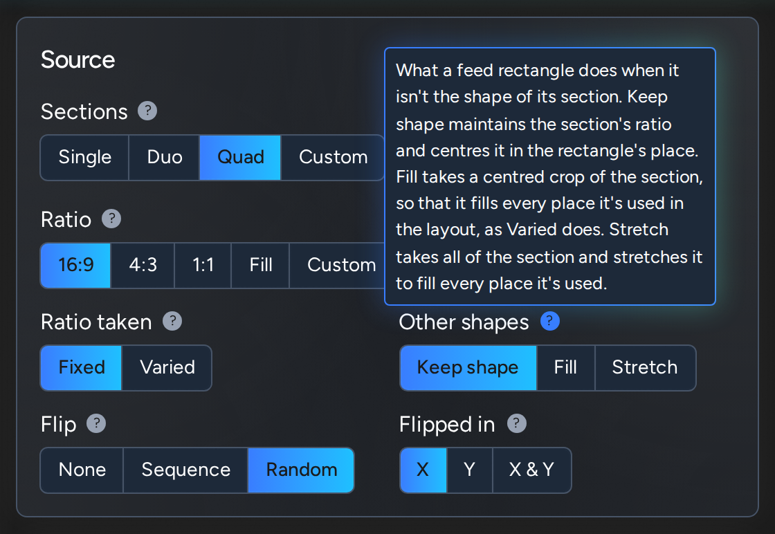Feed Layouts: setting help tooltip